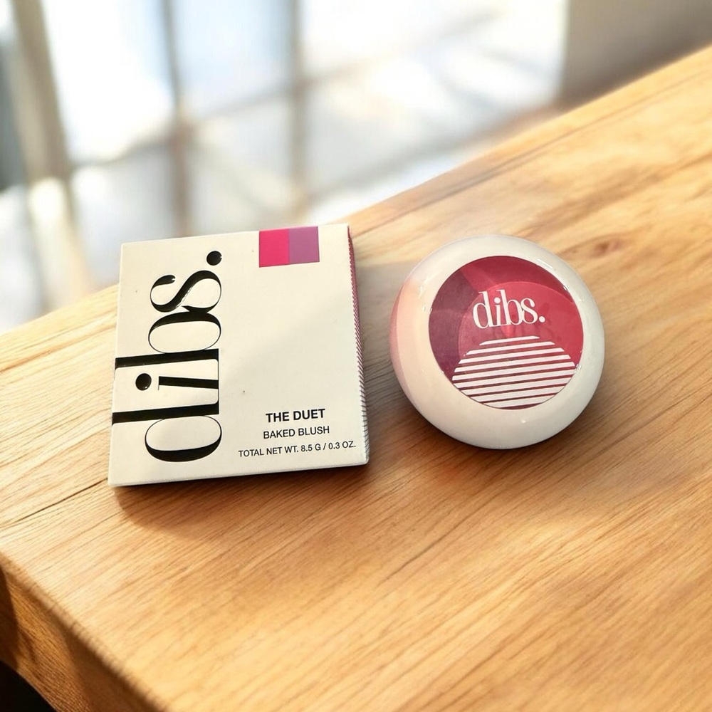 Dibs The Duet Baked Blush - VIP Pink - NIB
